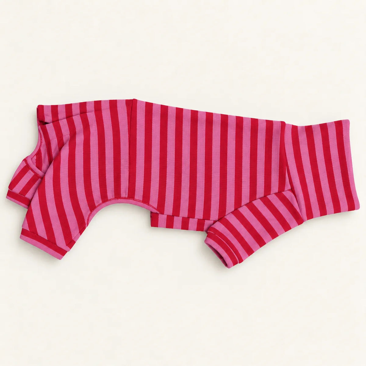 Blue-Striped Dachshund Pajamas