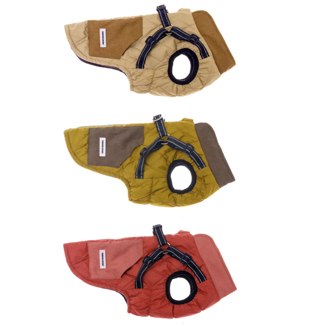 Dachshund Harness Coat | Fleece-Lined Vest with Glow-in-Dark Safety | ArtisanUni