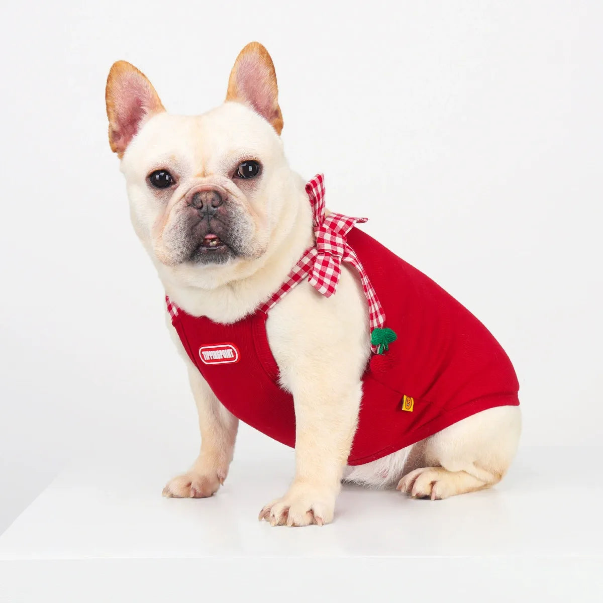 ArtisanUni Thin red dog shirt