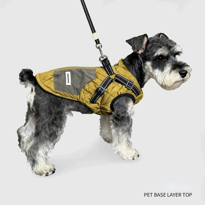 Dachshund Harness Coat | Fleece-Lined Vest with Glow-in-Dark Safety | ArtisanUni