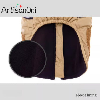 Dachshund Harness Coat | Fleece-Lined Vest with Glow-in-Dark Safety | ArtisanUni