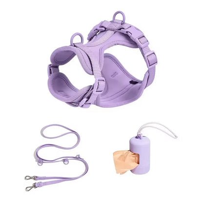 Dog Harness & Waterproof Leash Walk Kit | Cushioned No-Pull Set | ArtisanUni